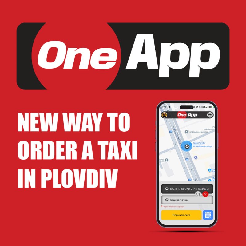 One app - lets order a taxi in plovdiv